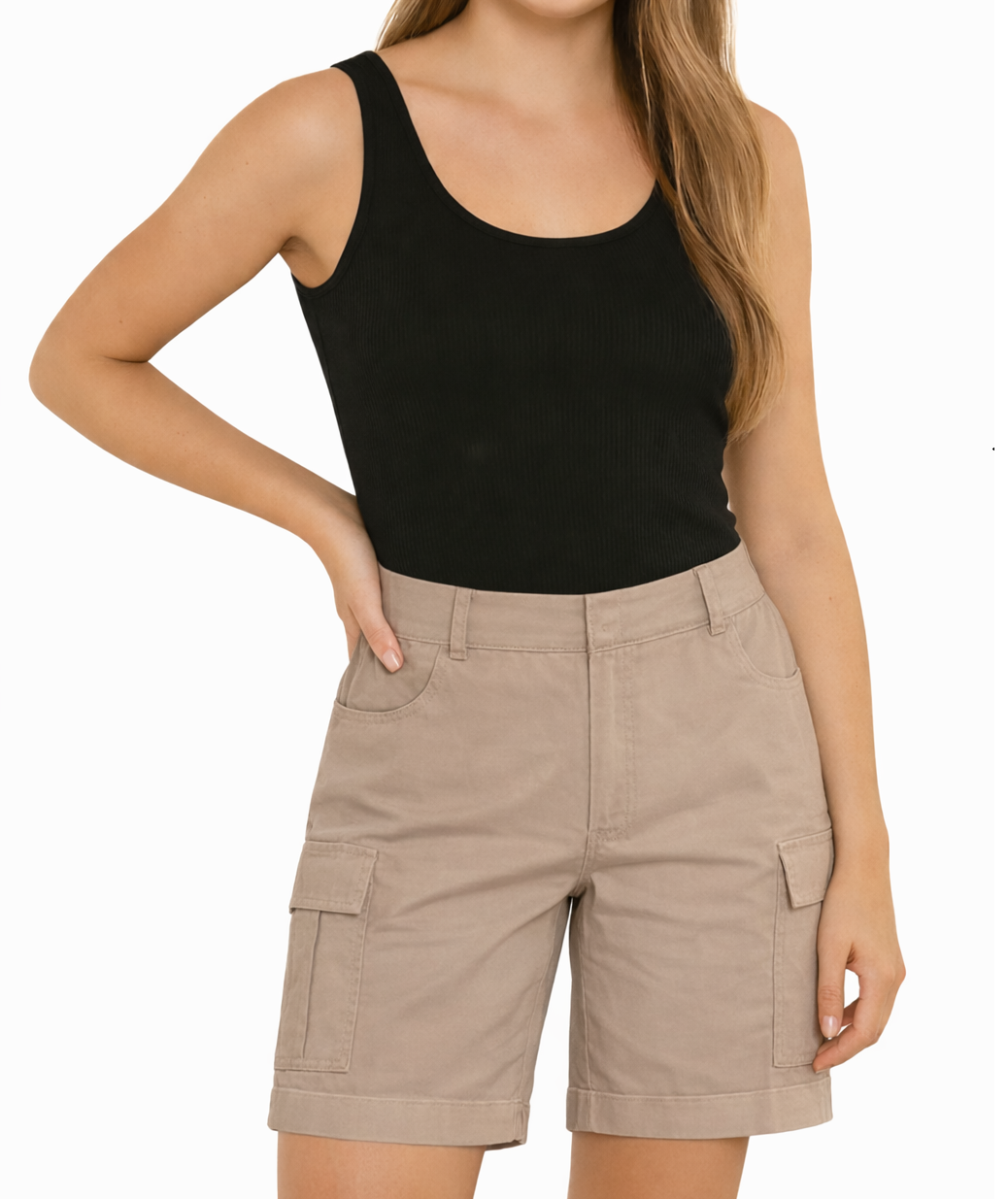 Women's Pull Up Cargo Short