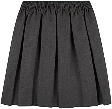 Girls Box Pleated Mini Skirt