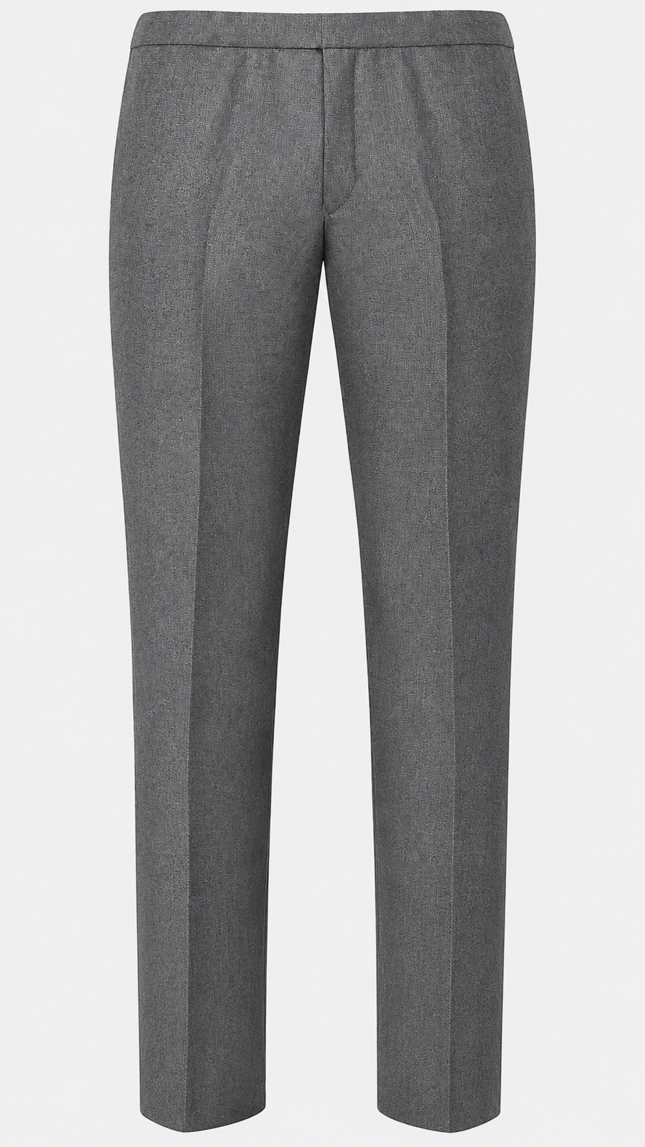 Half Elastic Waist Slim Fit Pull Up School Trouser