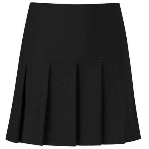 Women's Girl's Round Skirt High Waist Pleated