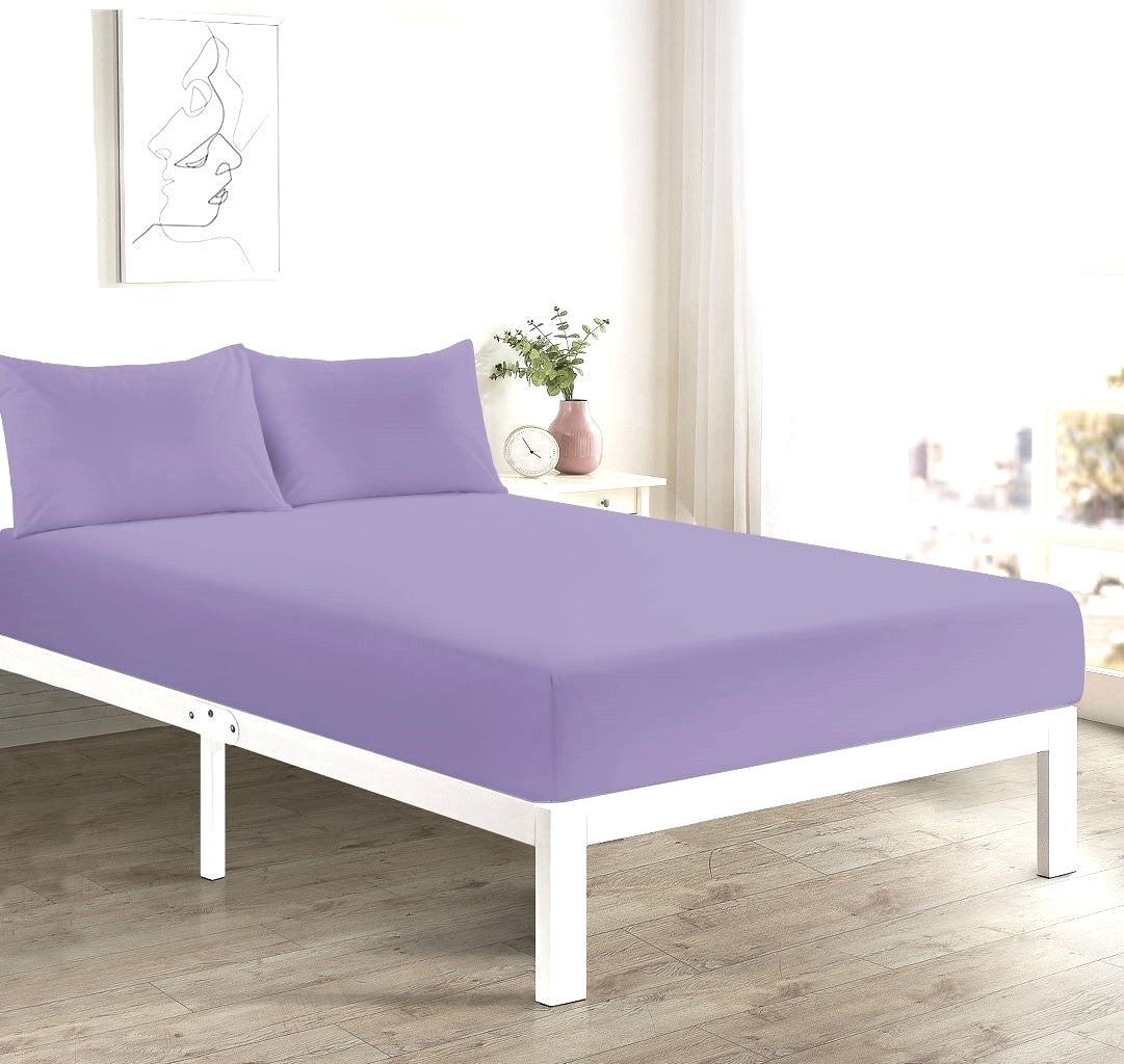 Deep Fitted Sheet 40 CM Single, Double, 4FT/Small Double Polycotton