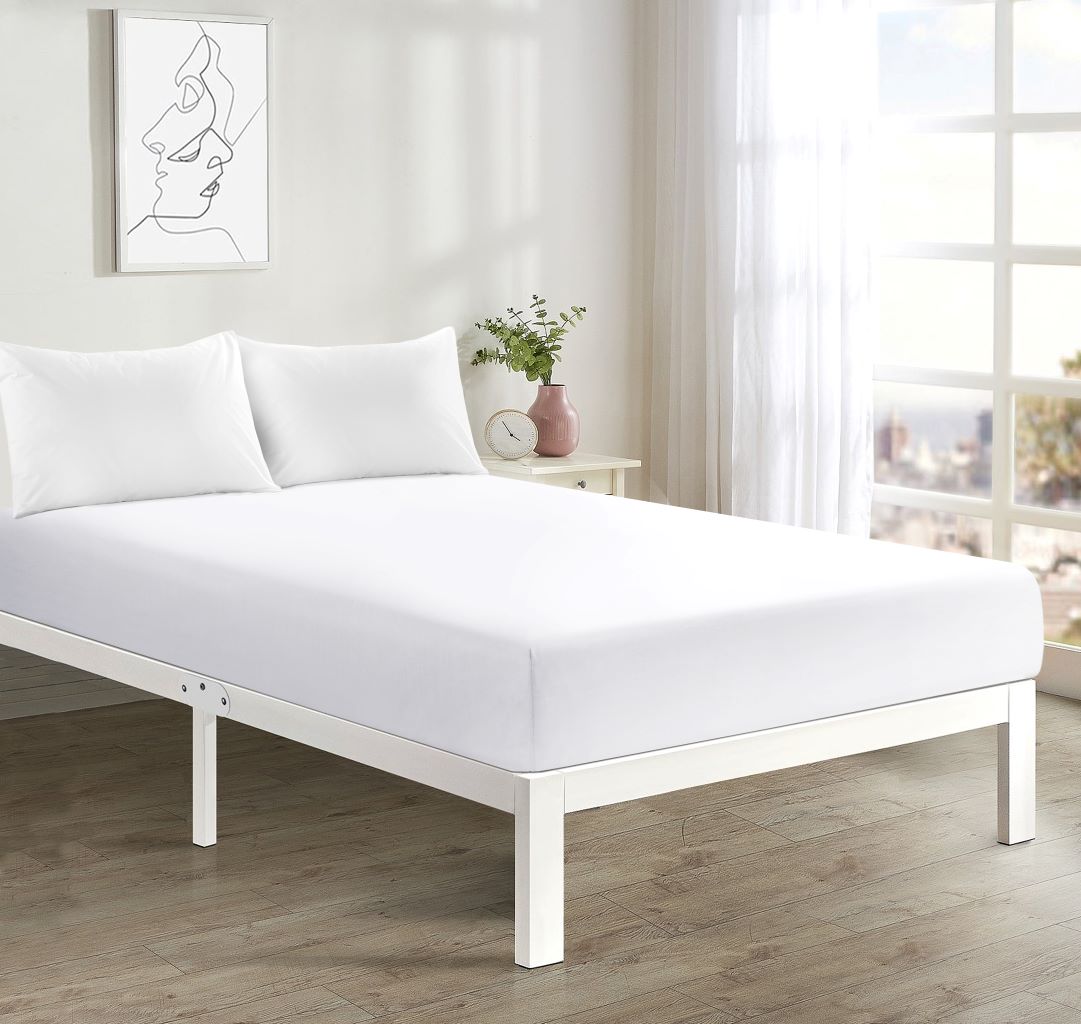 Deep Fitted Sheet 40 CM Single, Double, 4FT/Small Double Polycotton