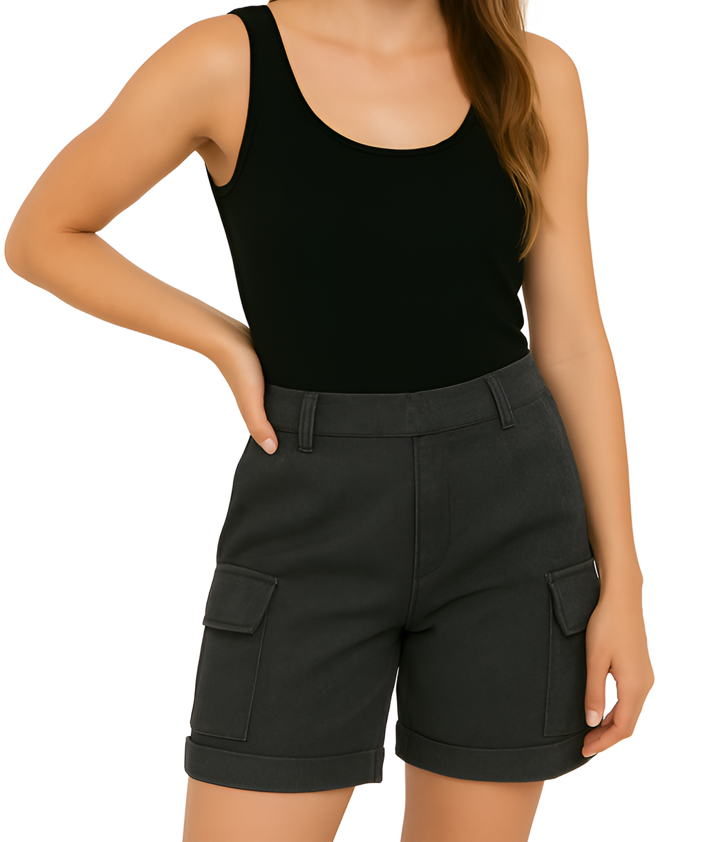 Women's Pull Up Cargo Short