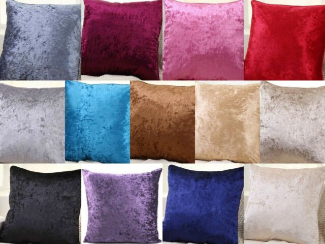 Crushed Velvet Cushion Covers- 18" X 18" & 24" X 24"
