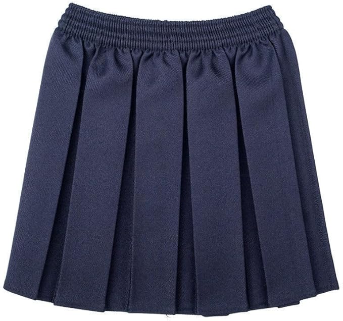 Girls Box Pleated Mini Skirt