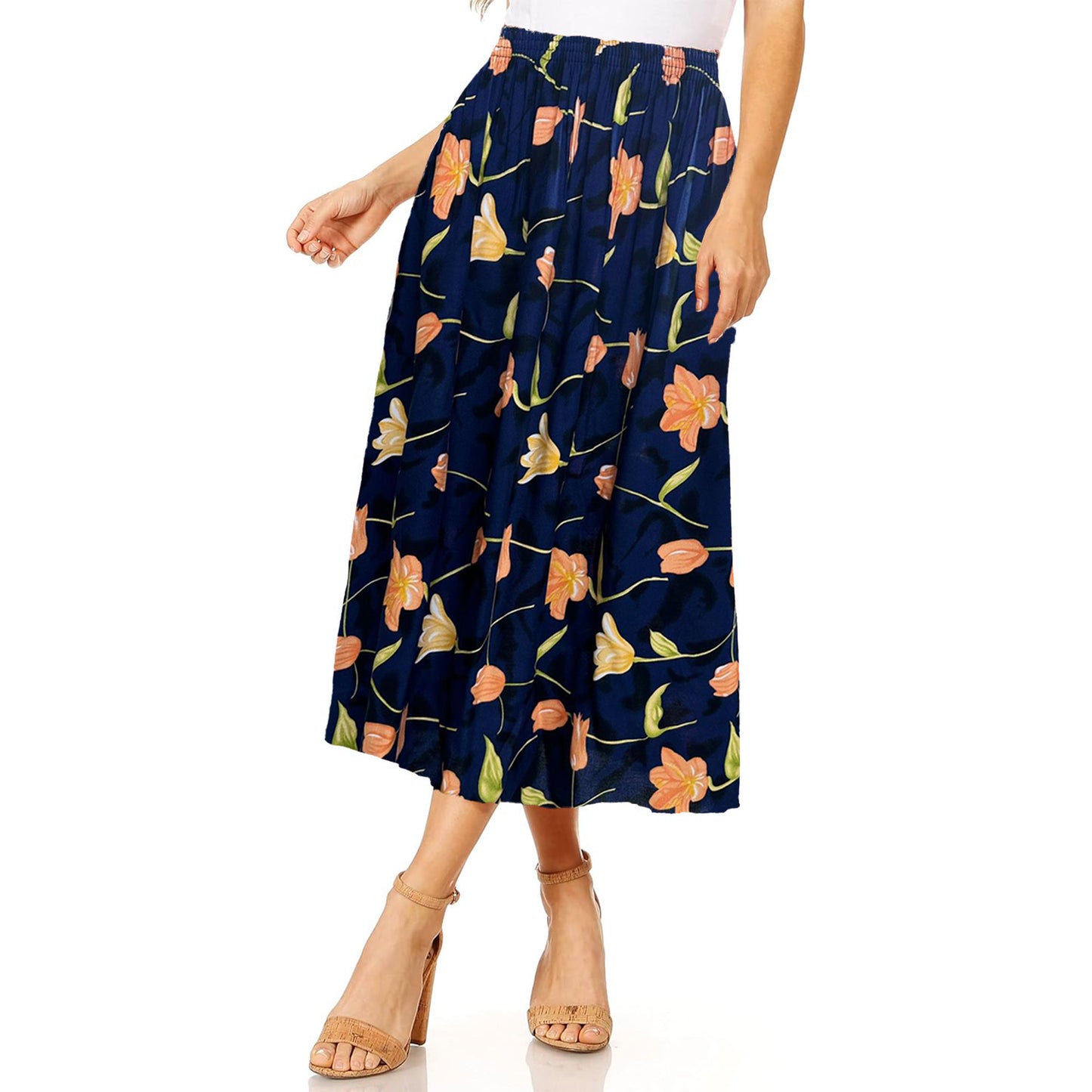 Women's Summer Skirt Floral Print