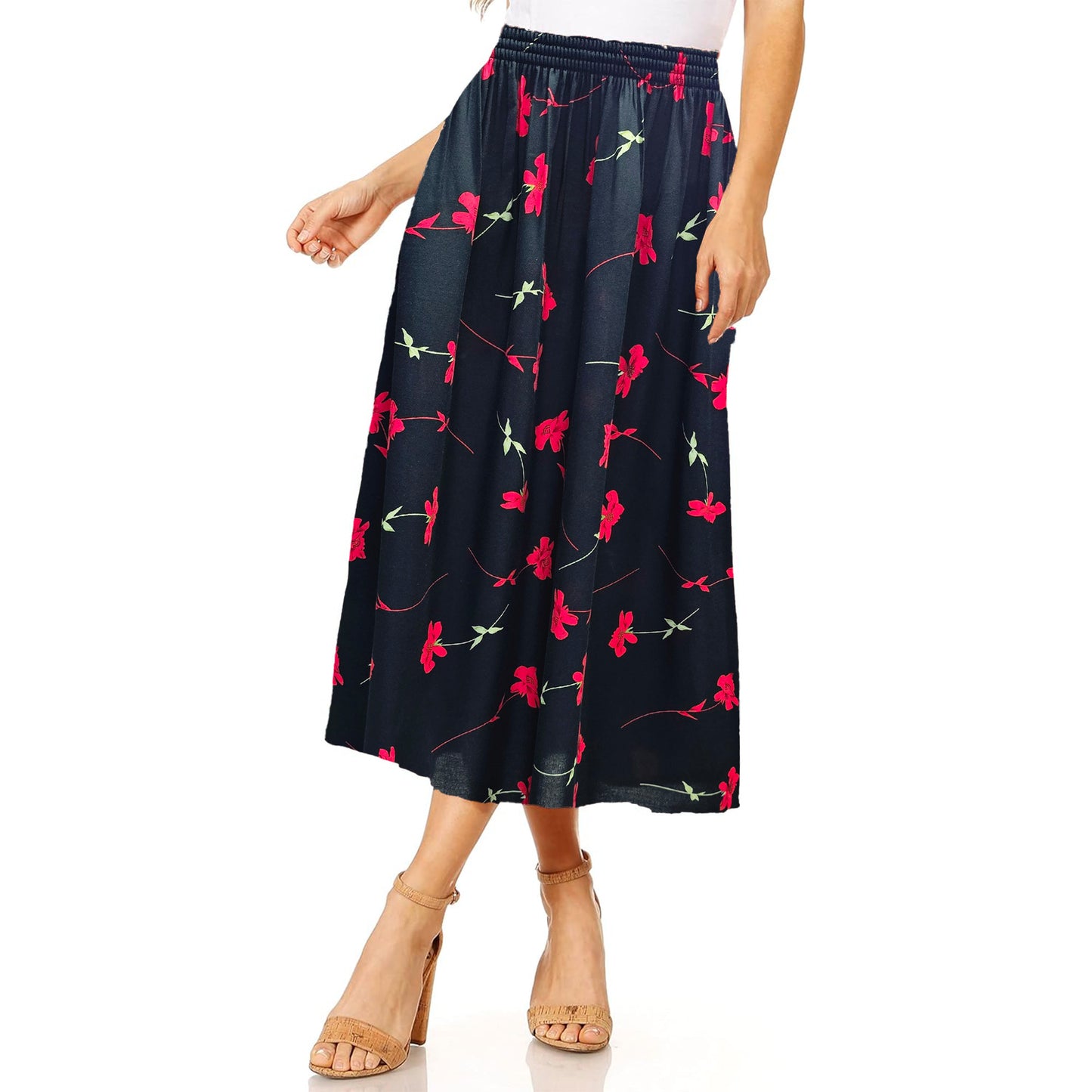 Women's Summer Skirt Floral Print