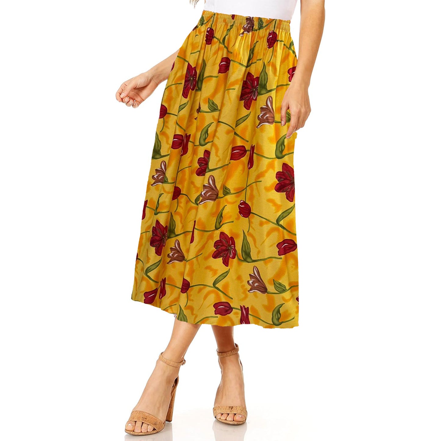 Women's Summer Skirt Floral Print