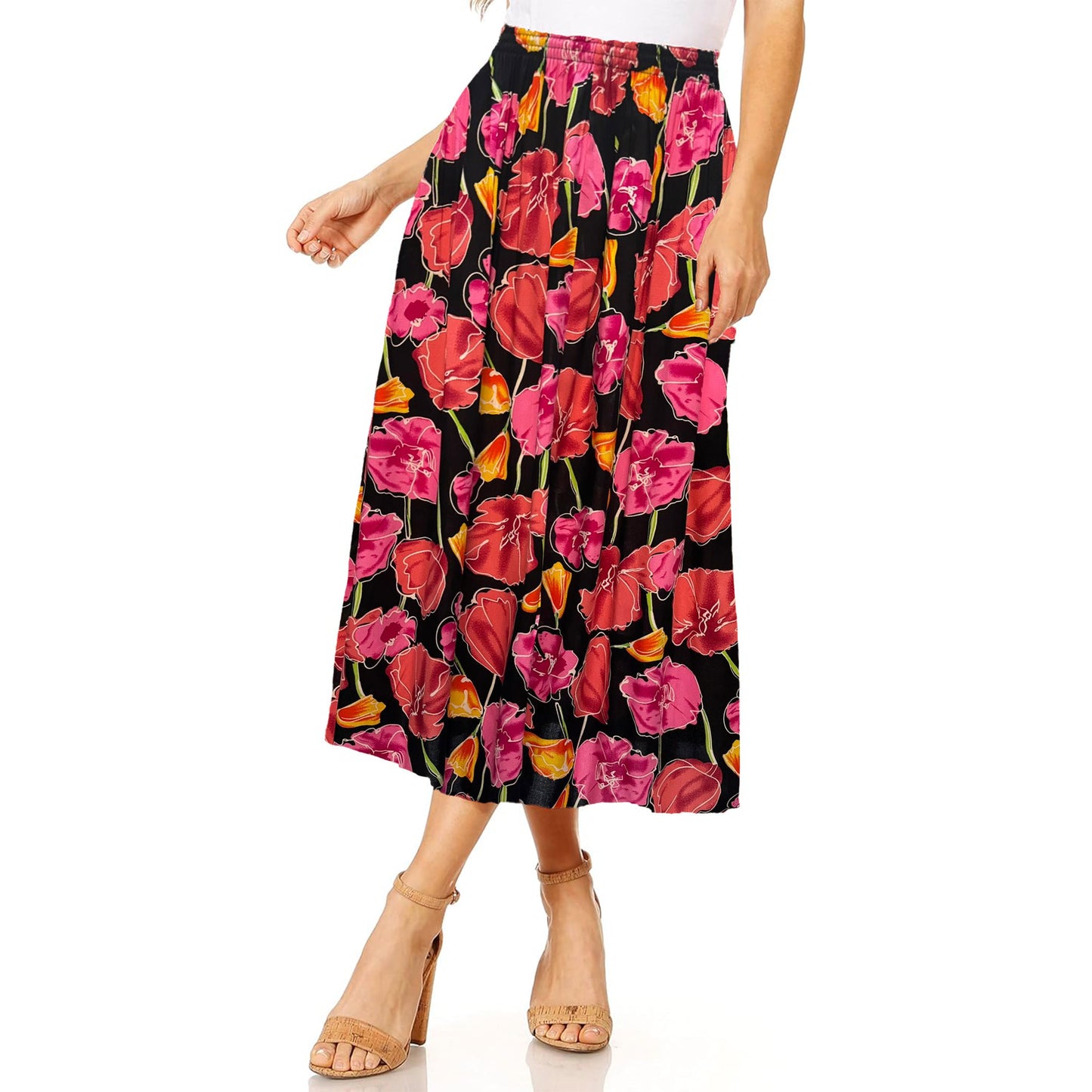 Women's Summer Skirt Floral Print