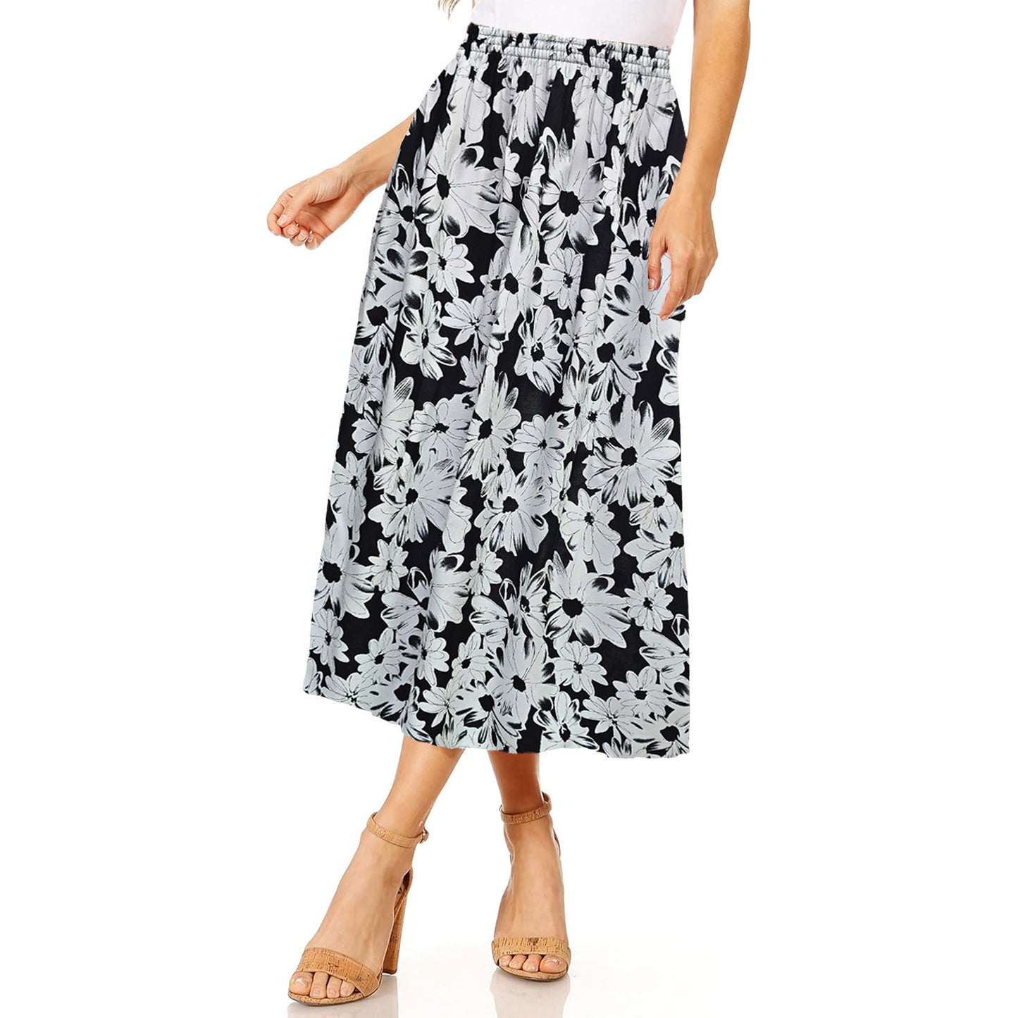 Women's Summer Skirt Floral Print