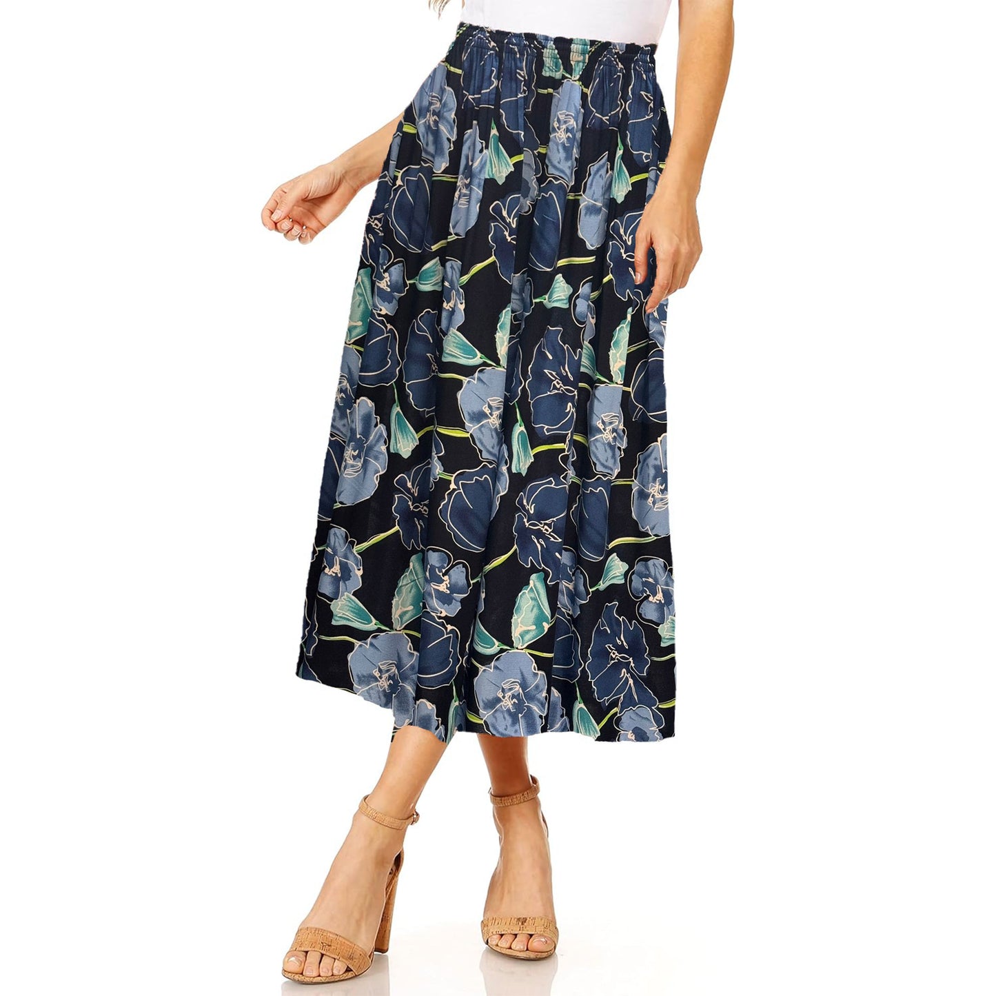 Women's Summer Skirt Floral Print