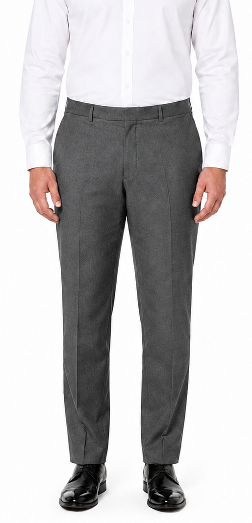 Men’s Boys Plus Fit Regular Leg Trousers Full Elasticated Waist