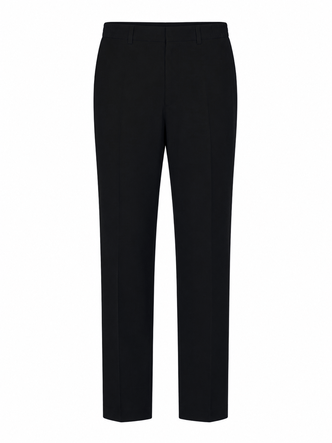 Men’s Boys Plus Fit Regular Leg Trousers Full Elasticated Waist