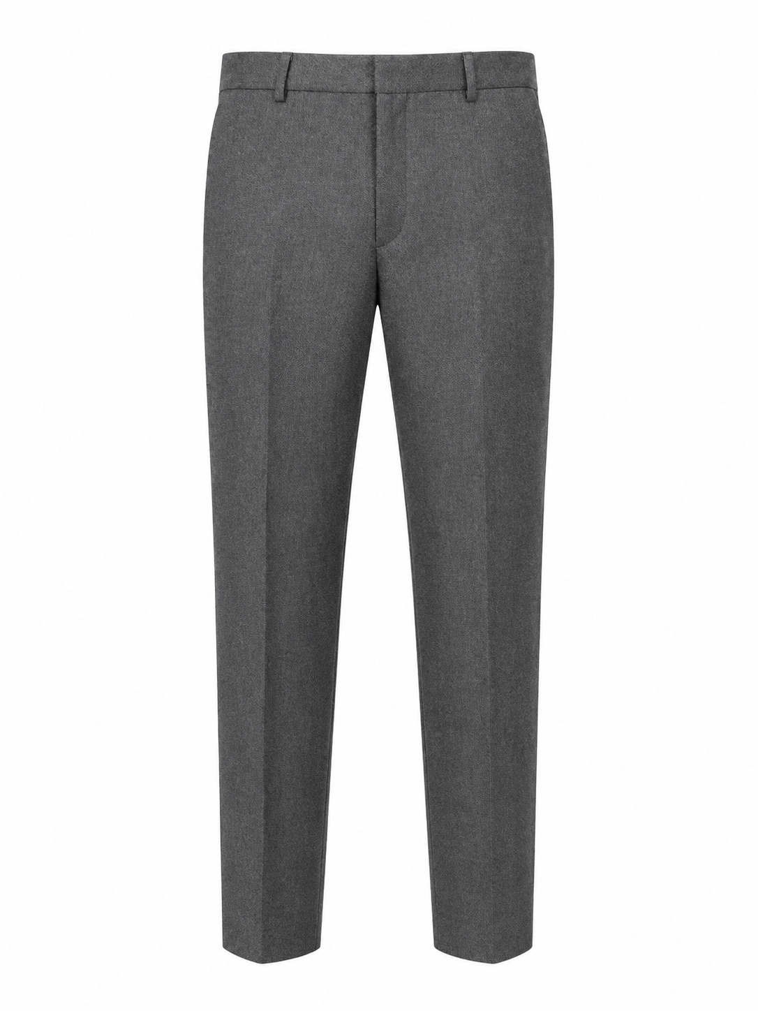Half Elastic Waist Plus Fit Regular Leg School Trouser