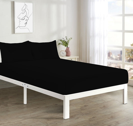 Deep Fitted Sheet 40 CM Single, Double, 4FT/Small Double Polycotton