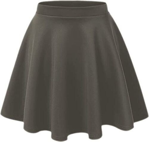 Ladies Skater Skirt High Waist Mini Skirt