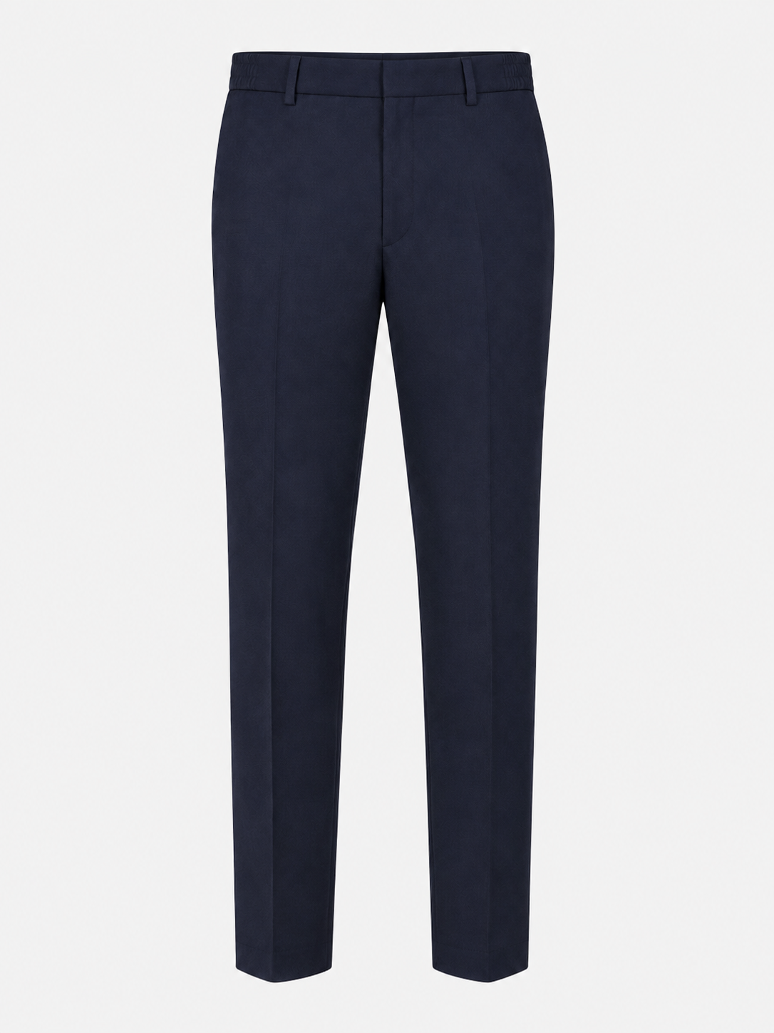 Half Elastic Waist Plus Fit Short Leg School Trouser