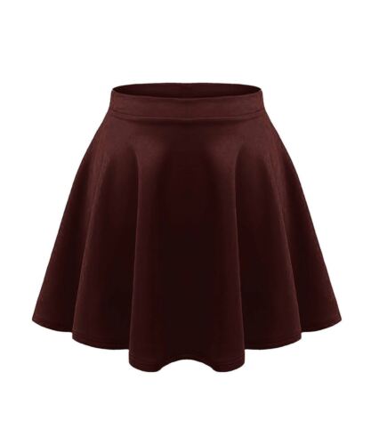 Ladies Skater Skirt High Waist Mini Skirt