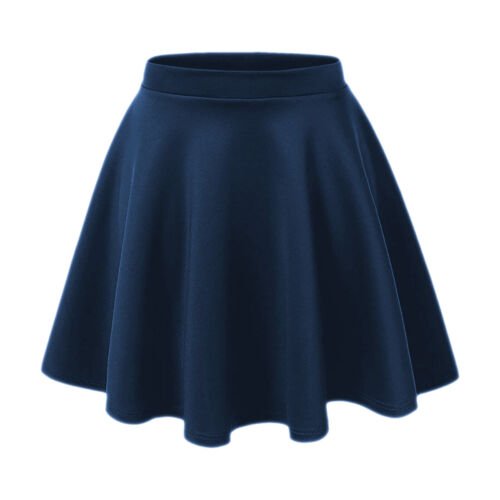 Ladies Skater Skirt High Waist Mini Skirt