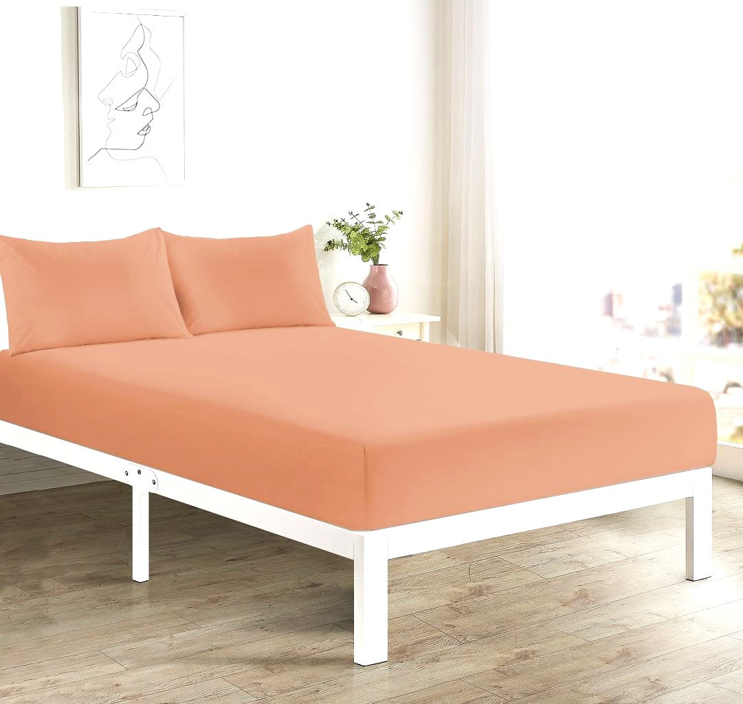 Deep Fitted Sheet 40 CM Single, Double, 4FT/Small Double Polycotton