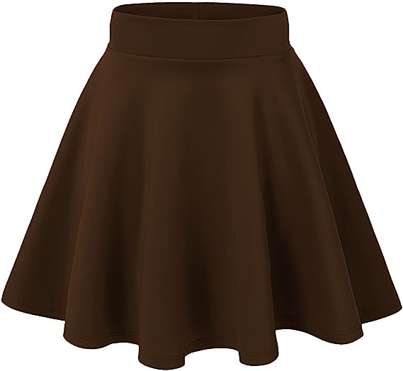 Ladies Skater Skirt High Waist Mini Skirt