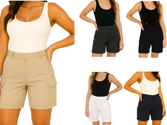Women's Pull Up Cargo Short