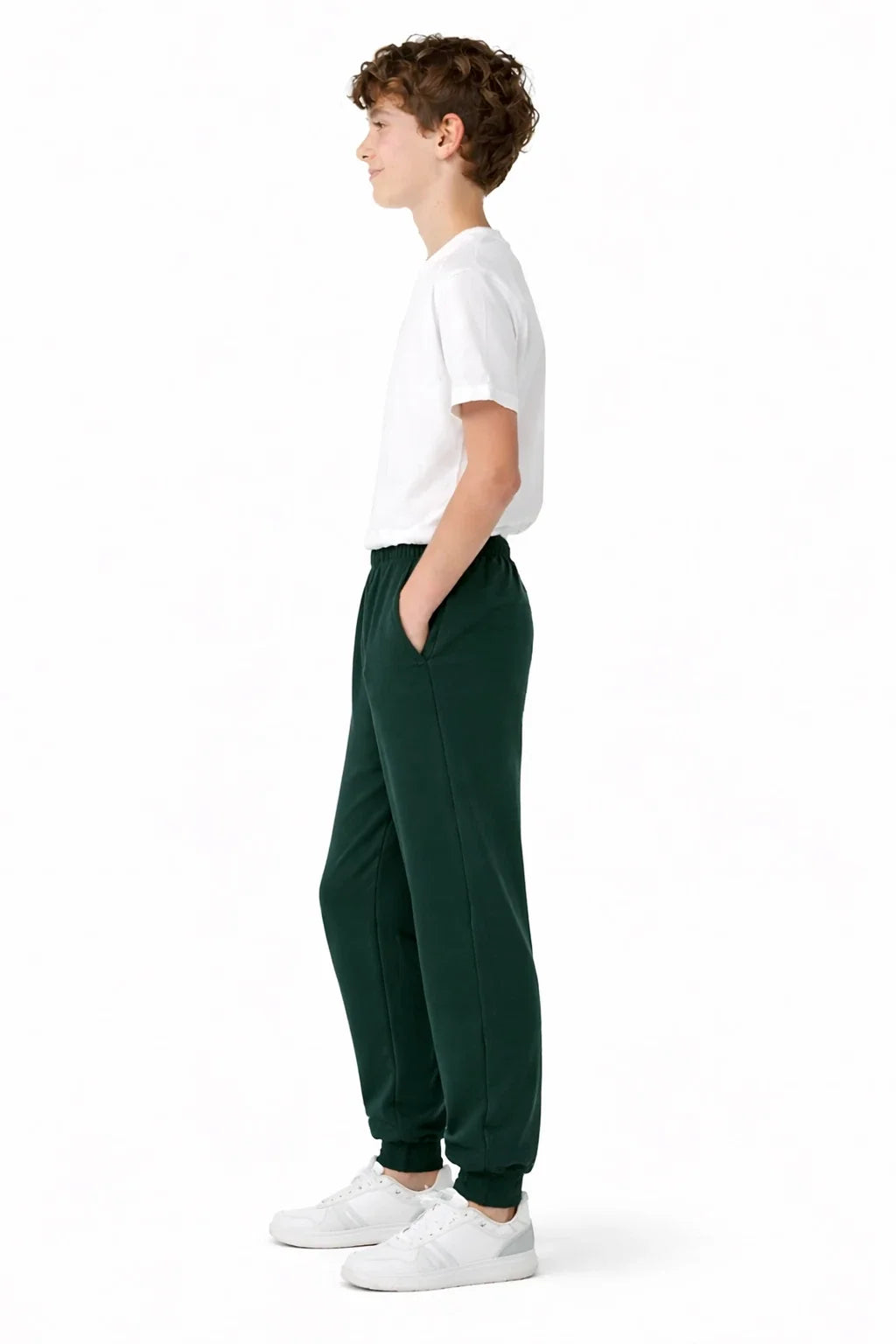 Kids Jogging Bottoms Stretchy Elasticated Waist Boys Girls
