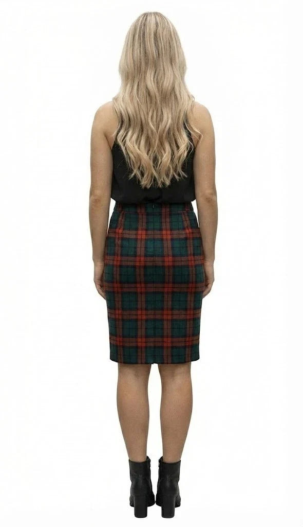Ladies Pull-On Scuba Pencil Skirt