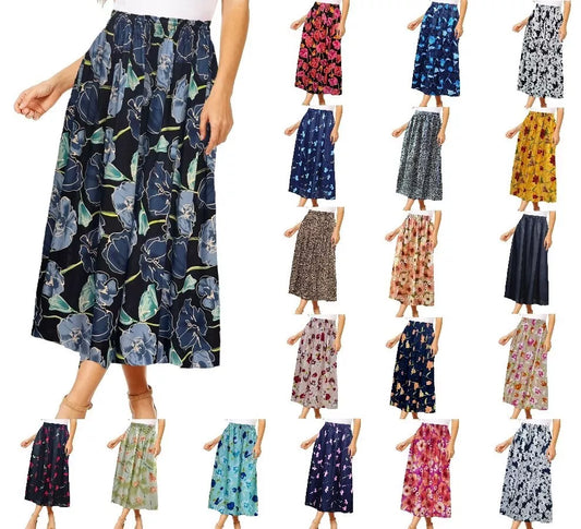 Women's Summer Skirt Floral Print