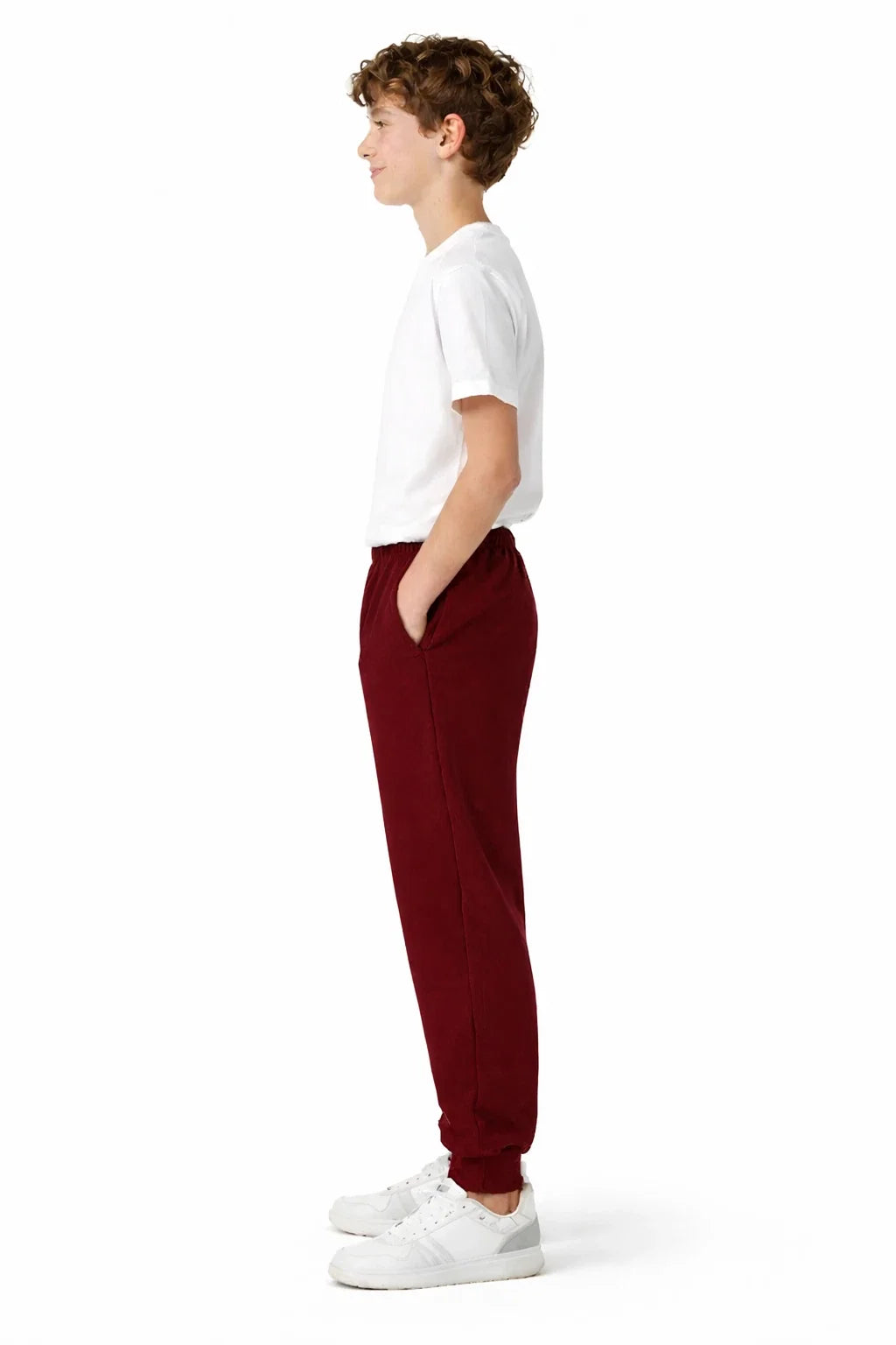Kids Jogging Bottoms Stretchy Elasticated Waist Boys Girls